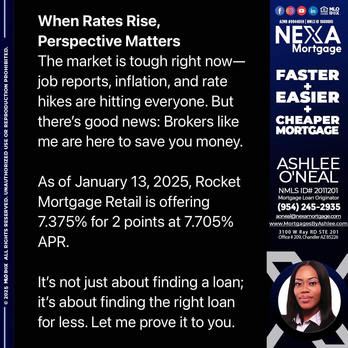 WHEN RATES RISE - Ashlee O’Neal -Mortgage Loan Originator