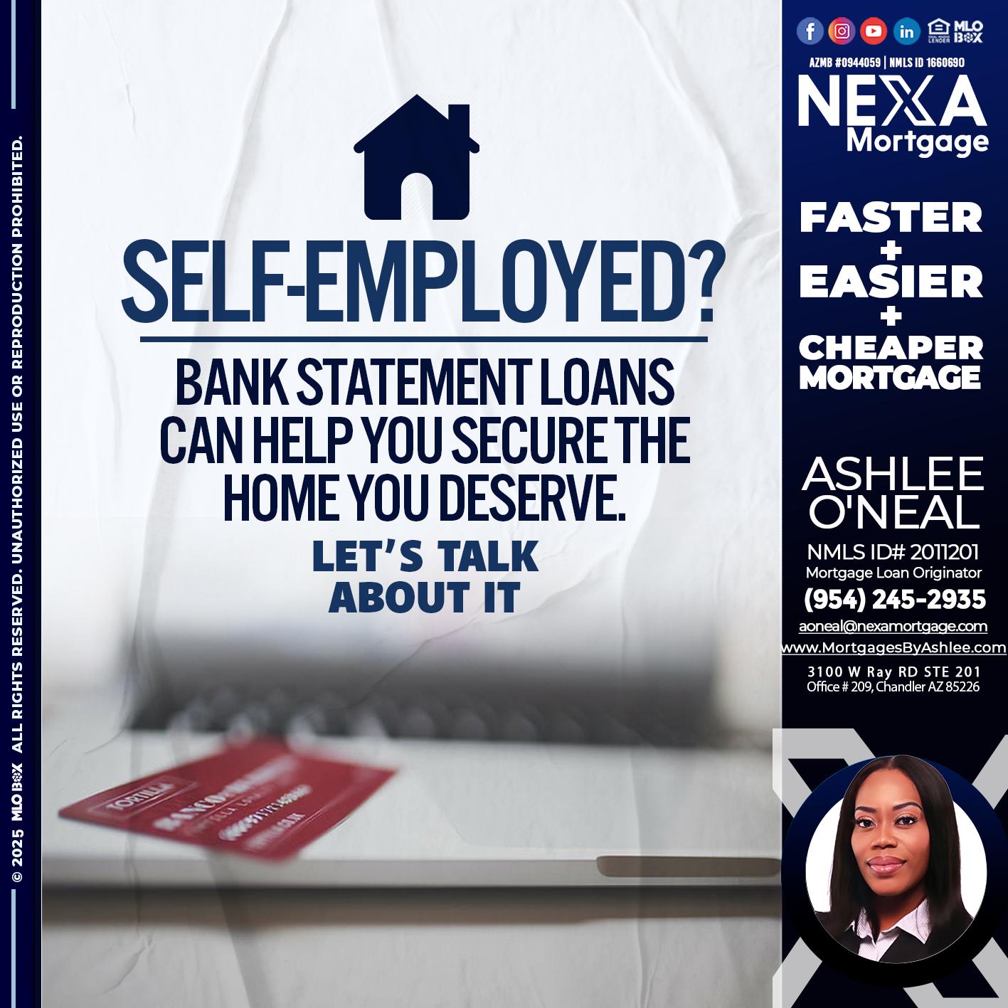 LET´S TALK ABOUT IT - Ashlee O’Neal -Mortgage Loan Originator