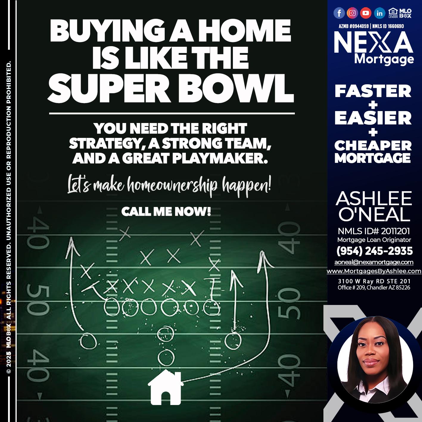 BUYING A HOME - Ashlee O’Neal -Mortgage Loan Originator