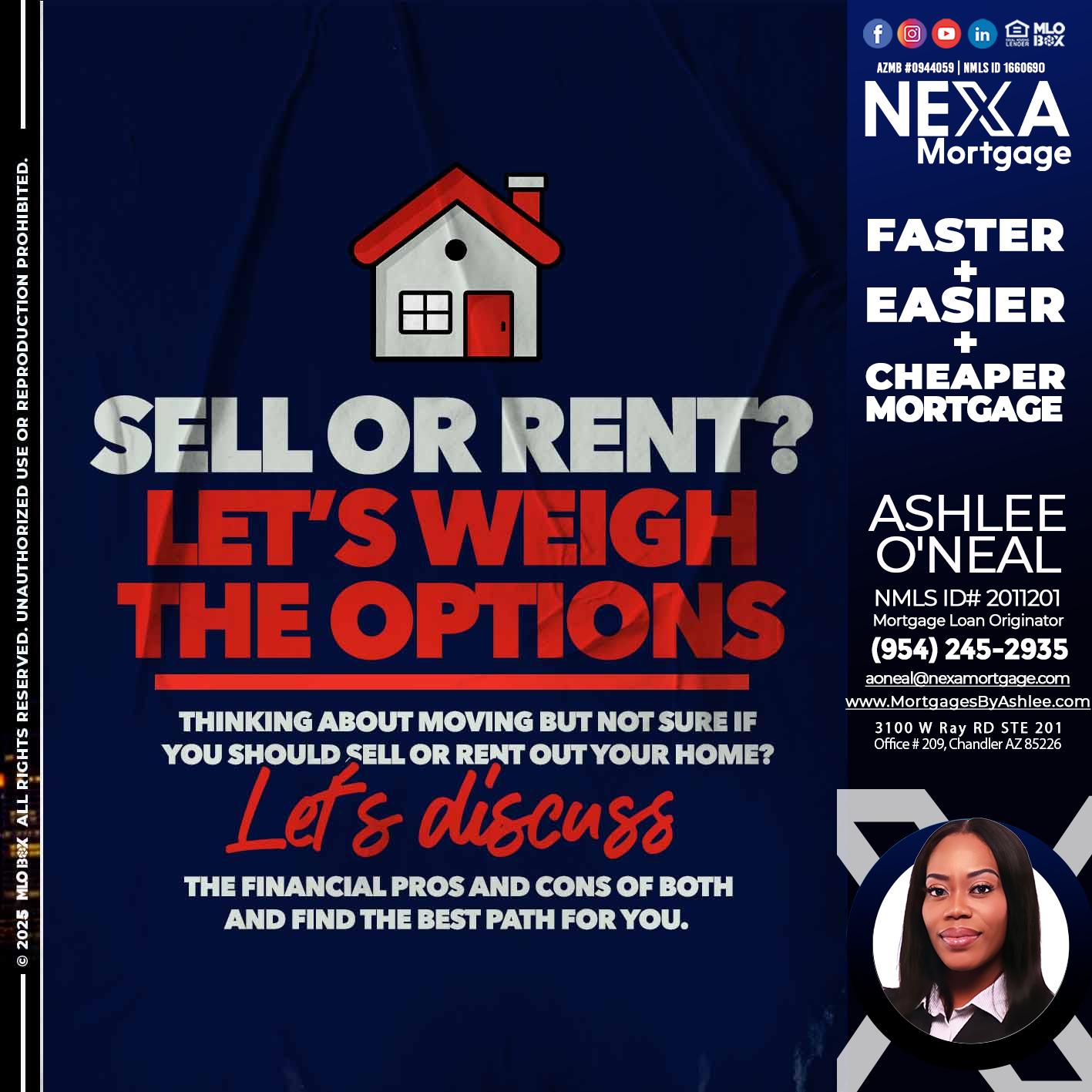 SELL OR RENT? - Ashlee O’Neal -Mortgage Loan Originator