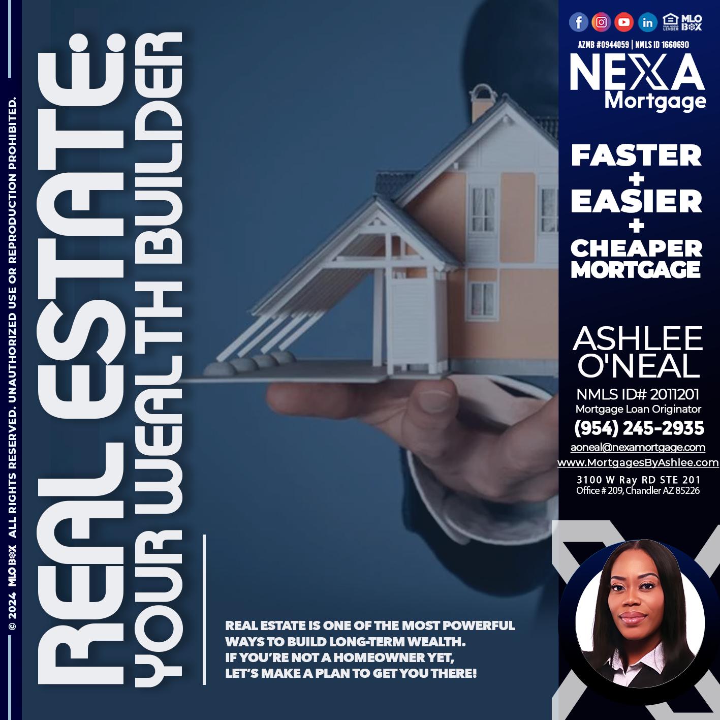 REAL ESTATE FIXED - Ashlee O’Neal -Mortgage Loan Originator