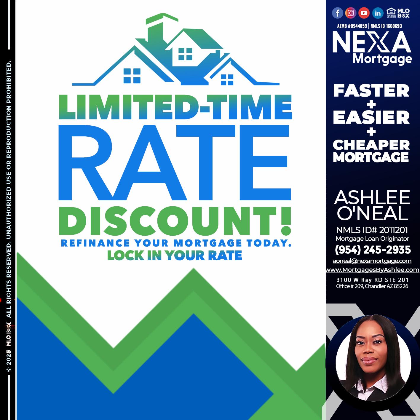 LIMITED TIME - Ashlee O’Neal -Mortgage Loan Originator