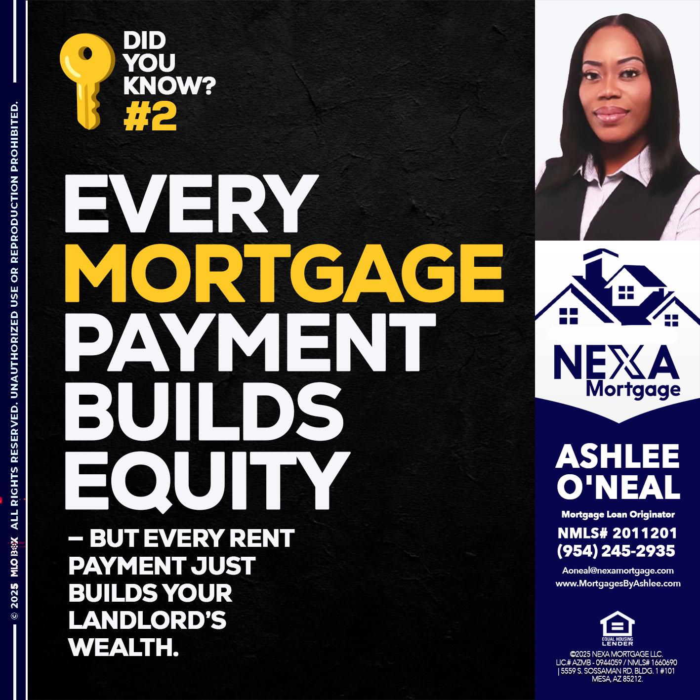 DID YOU KNOW? - Ashlee O’Neal -Mortgage Loan Originator