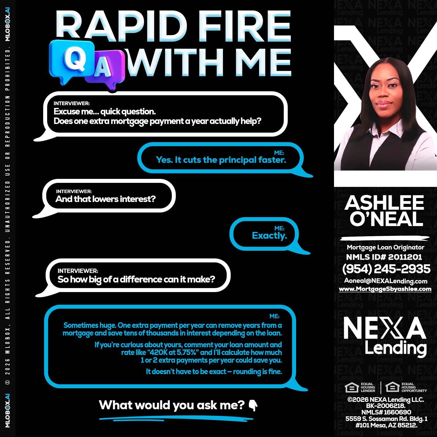 RAPID Q&A - Ashlee O’Neal -Mortgage Loan Originator