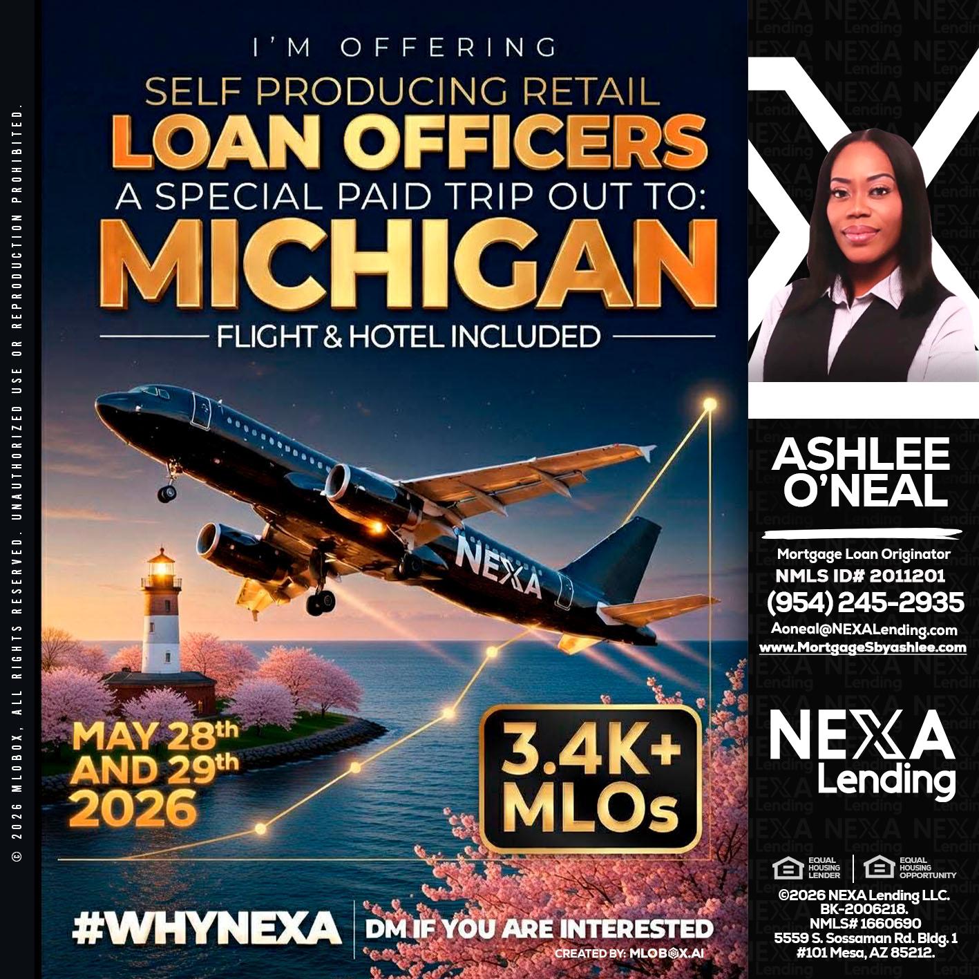 MICHIGAN TRIP - Ashlee O’Neal -Mortgage Loan Originator