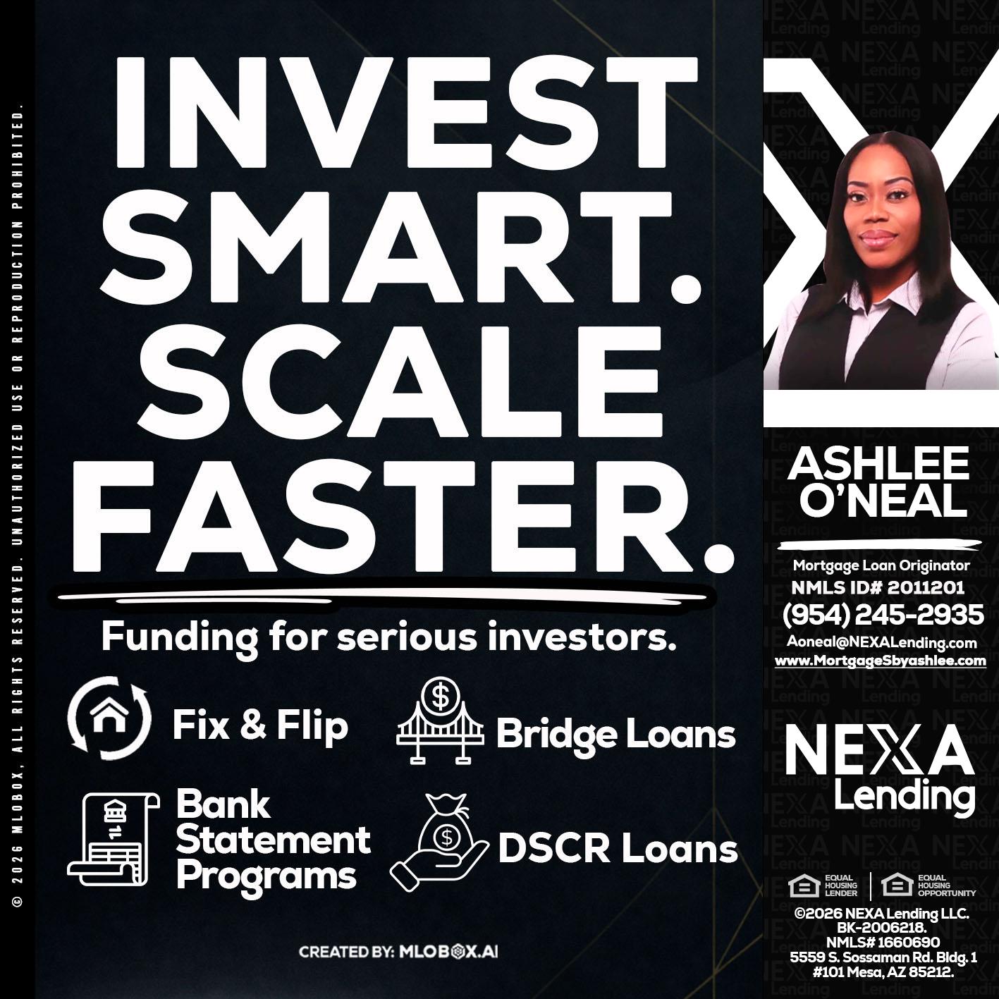 INVEST SMART - Ashlee O’Neal -Mortgage Loan Originator