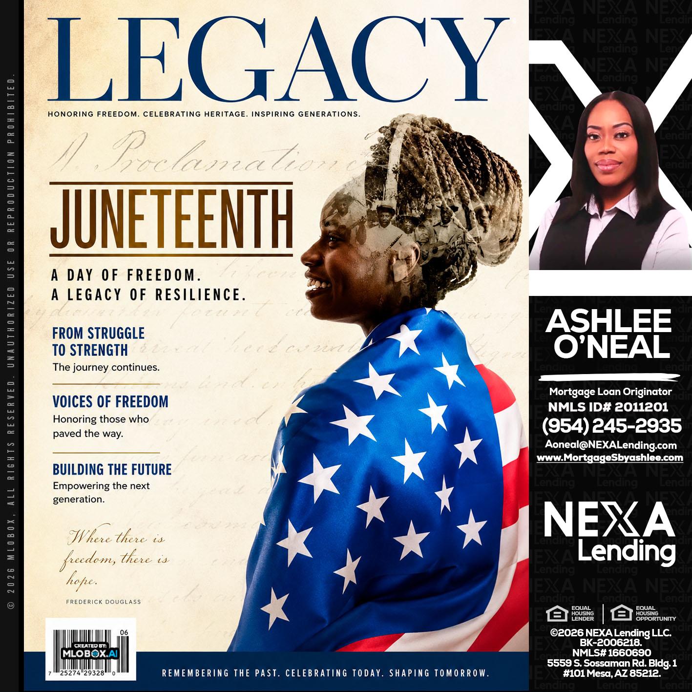 LEGACY - Ashlee O’Neal -Mortgage Loan Originator