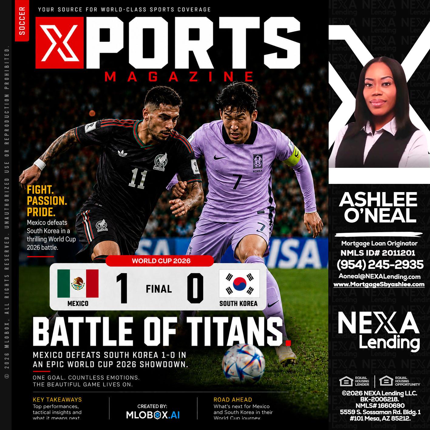 XPORTS MAGAZINE - Ashlee O’Neal -Mortgage Loan Originator