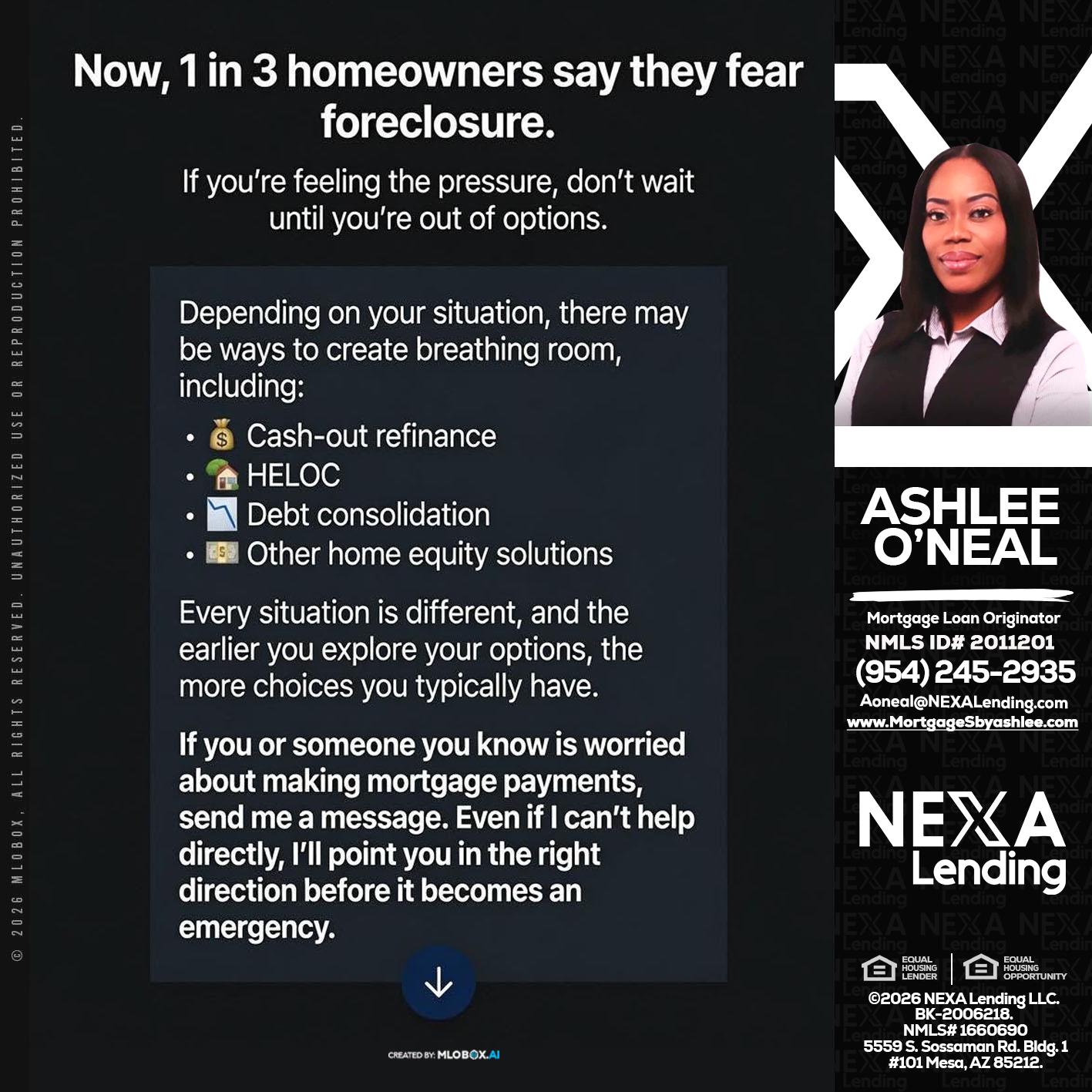 NOW - Ashlee O’Neal -Mortgage Loan Originator