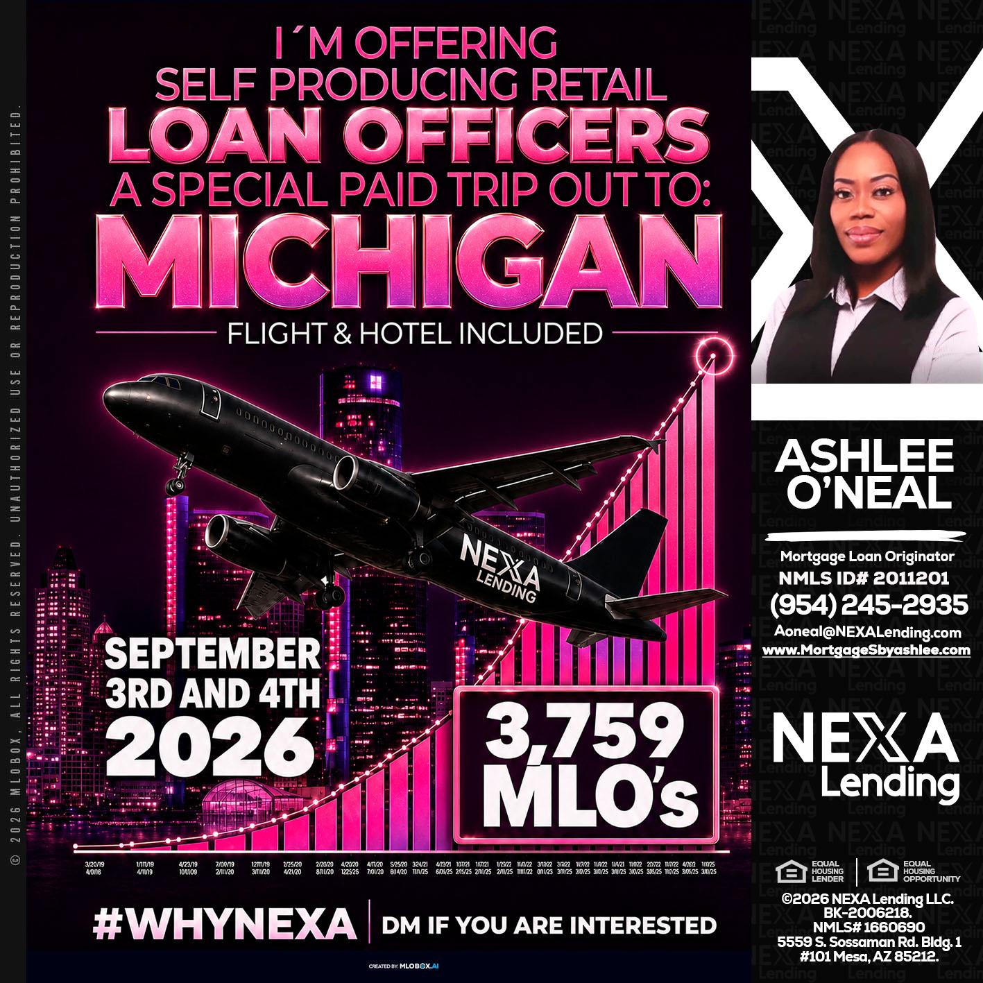 MICHIGAN TRIP - Ashlee O’Neal -Mortgage Loan Originator